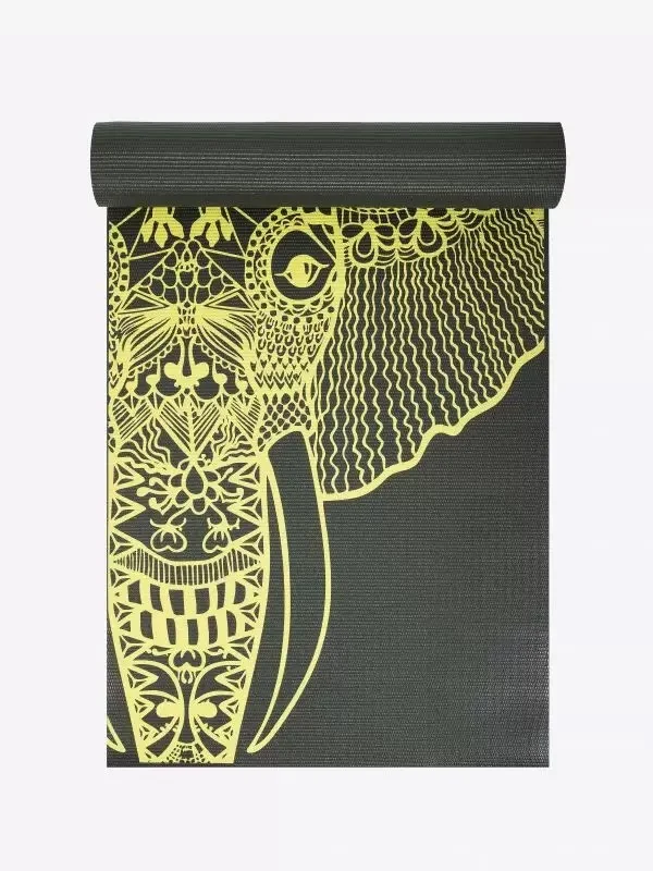 yoga mat elephant print
