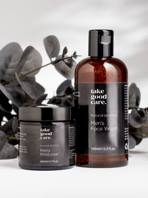 Mens' Grooming | Men's Moisturiser and Face Wash Duo | Take Good Care
