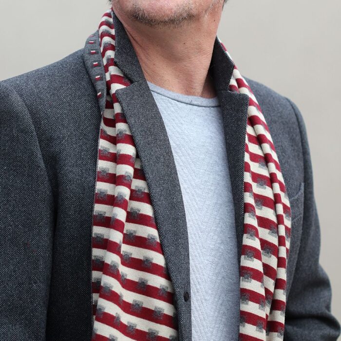Scarf | Men's recycled scarf POM Boutique | Take Good Care