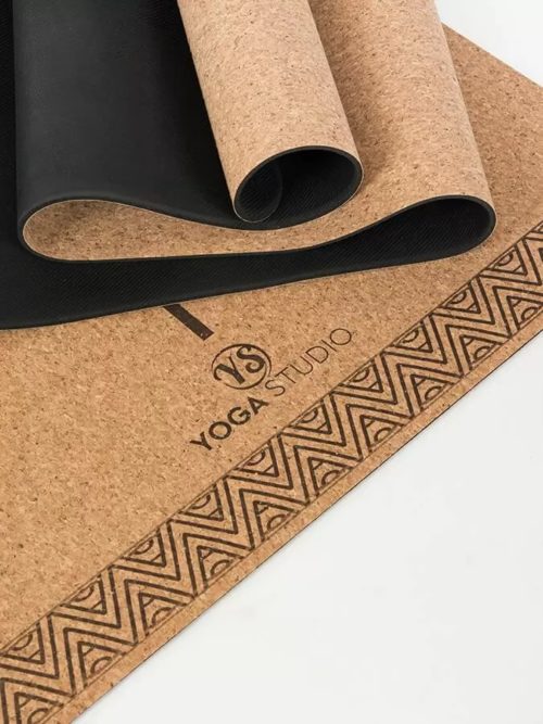 Yoga Studio alignment cork yoga mats (4mm)